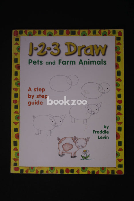 1-2-3 draw pets and farm animals