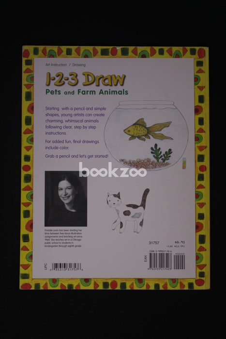 1-2-3 draw pets and farm animals