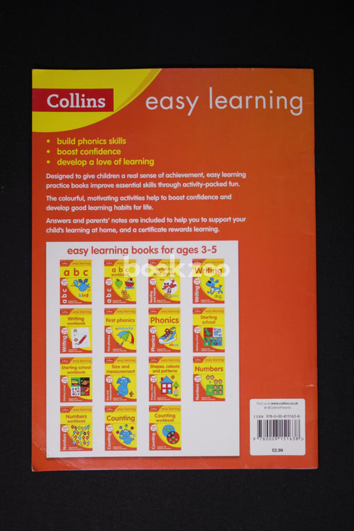 First Phonics Ages 3-4: Ideal for home learning (Collins Easy Learning Preschool)