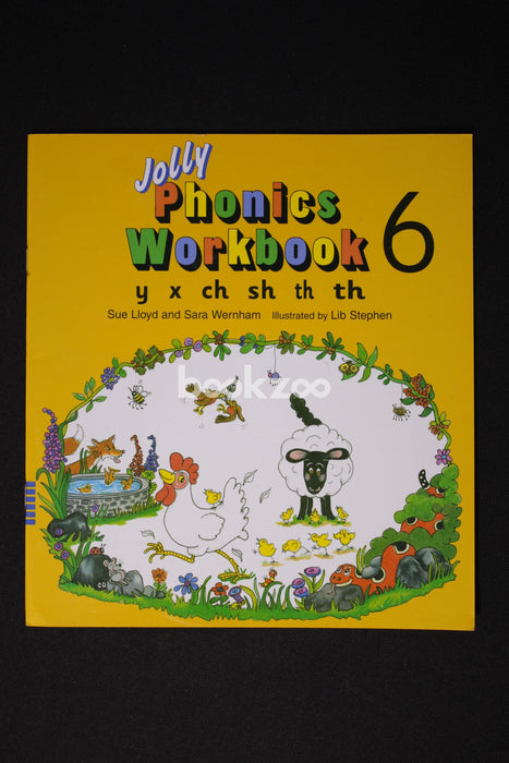 Jolly Phonics Workbook 6y, X, Ch, Sh, Th