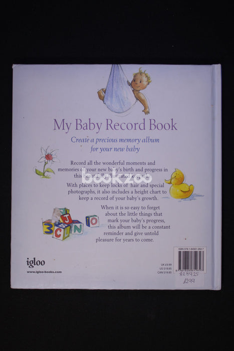 My Baby Record Book(with measuring chart)
