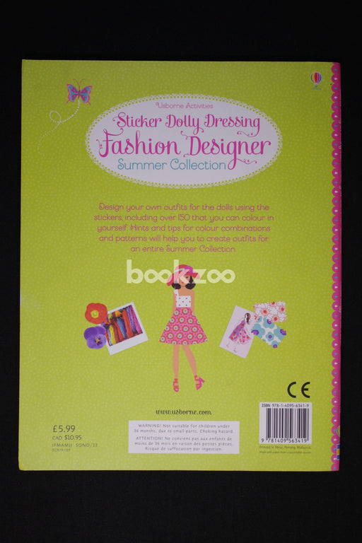 Sticker Dolly Dressing Fashion Designer Summer Collection