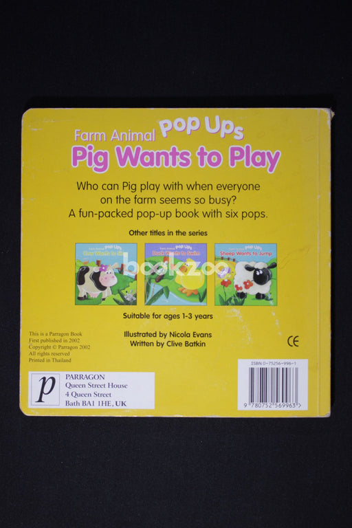 Pig Wants to Play (Farm Animal Pop-Ups)