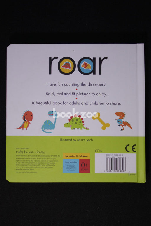 Roar: A Feel-and-Fit Shapes Book of Dinosaur Counting