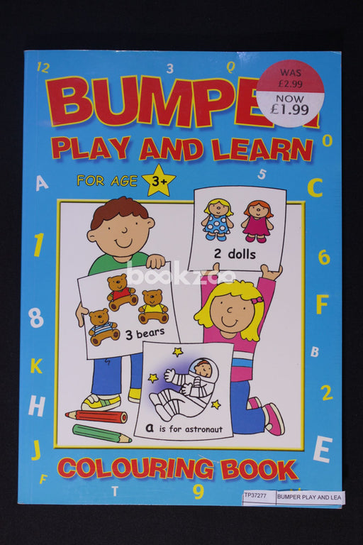 BUMPER PLAY AND LEARN COLOURING BOOK