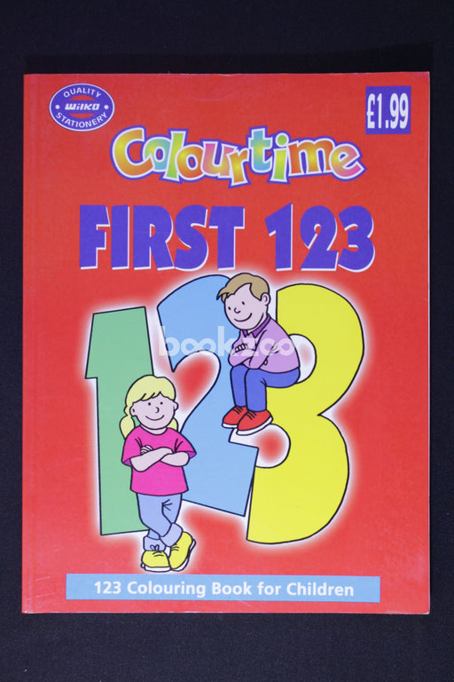 Colour time first 123 colouring book for children