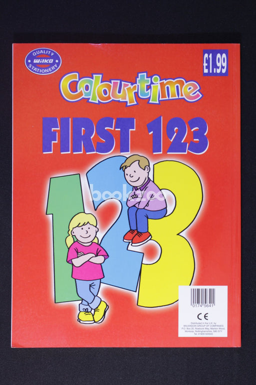 Colour time first 123 colouring book for children