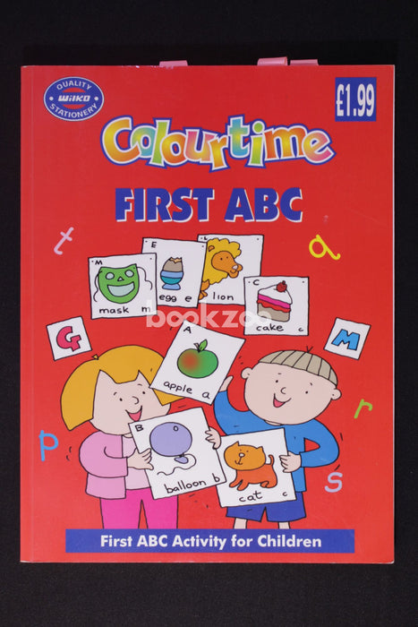 Colour time first ABC colouring book for children