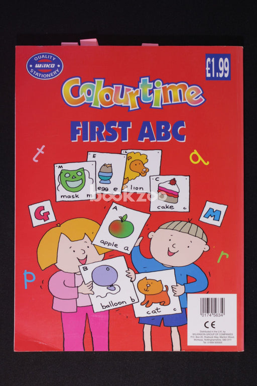 Colour time first ABC colouring book for children