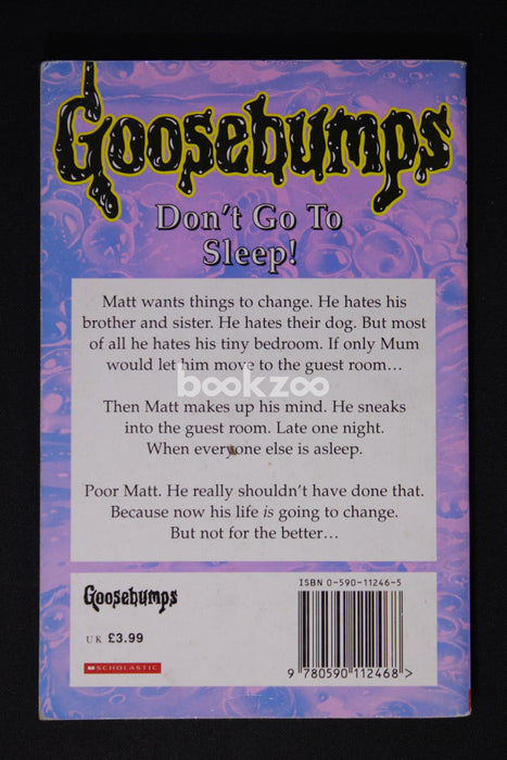 Goosebumps:Don't Go To Sleep!