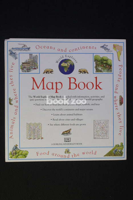 Ocean and continents Map book
