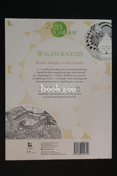 Zen Colour Wilderness Colouring Book