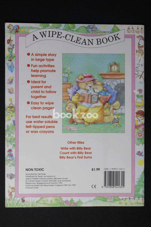 Read with Billy Bear (A Wipe-Clean book)