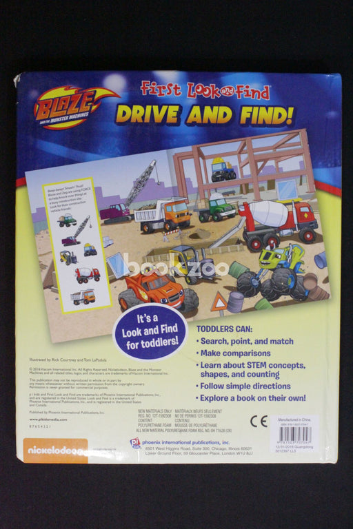Blaze and the Monster Machines: Drive and Find! (My First Look & Find)