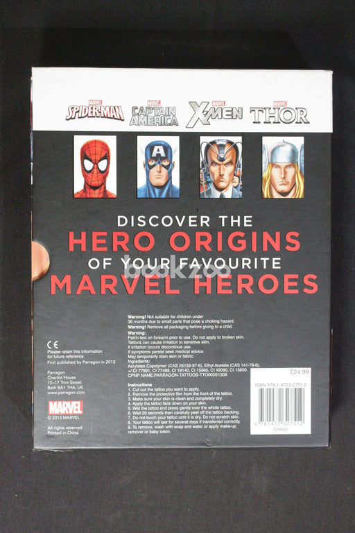 Marvel Hero Origins Story Collection (set of 4 books)