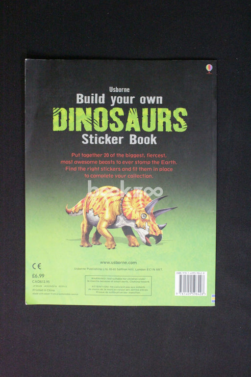 BUILD YOUR OWN DINOSAURS STICKER BOOK