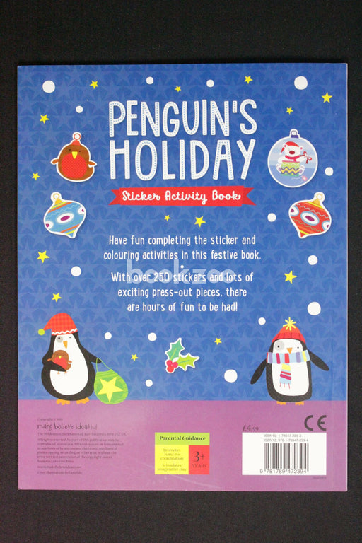 Penguin's Holiday Sticker Activity Book