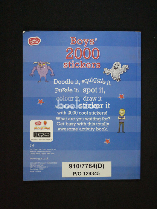 Boys 2000 stickers