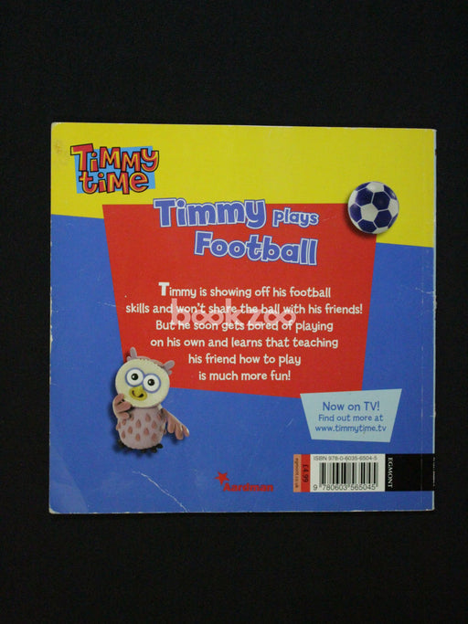 Timmy Plays Football Storybook 