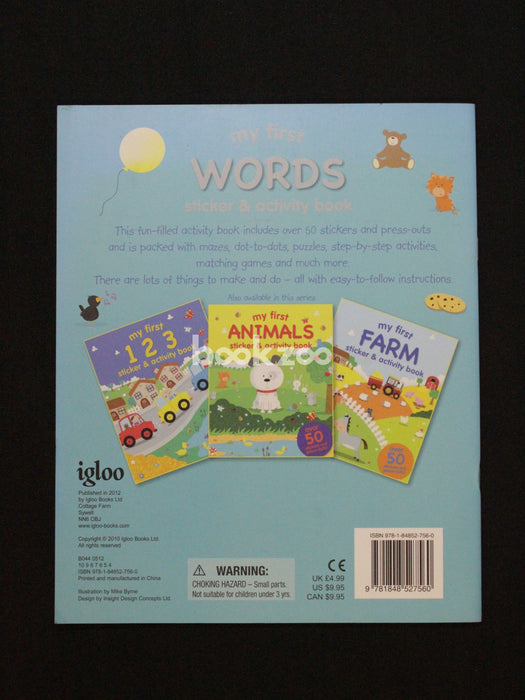 My first WORDS sticker & activity book