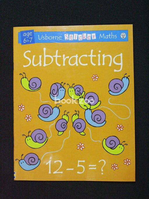 Subtracting Sticker Maths 6-7 (Sticker Maths Stage 2) (Usborne Sticker Maths)