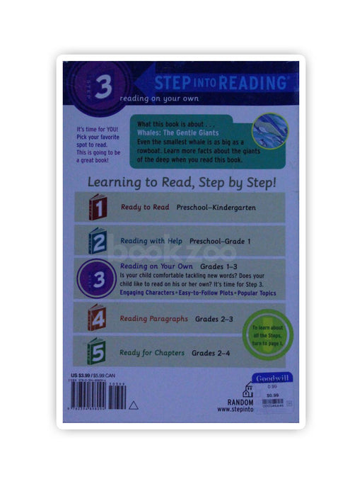 Step into Reading: Whales: The Gentle Giants, Level 3