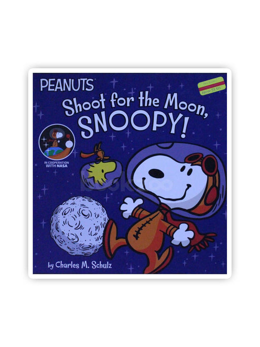 Penauts shoot for the moon,snoopy