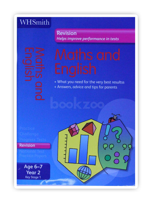 WH Smith Revise Maths and English Key Stage 1 Age 6-7 Year 2