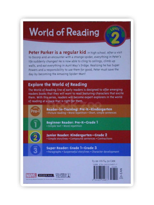World of Reading: Becoming Spider-Man, Level 2
