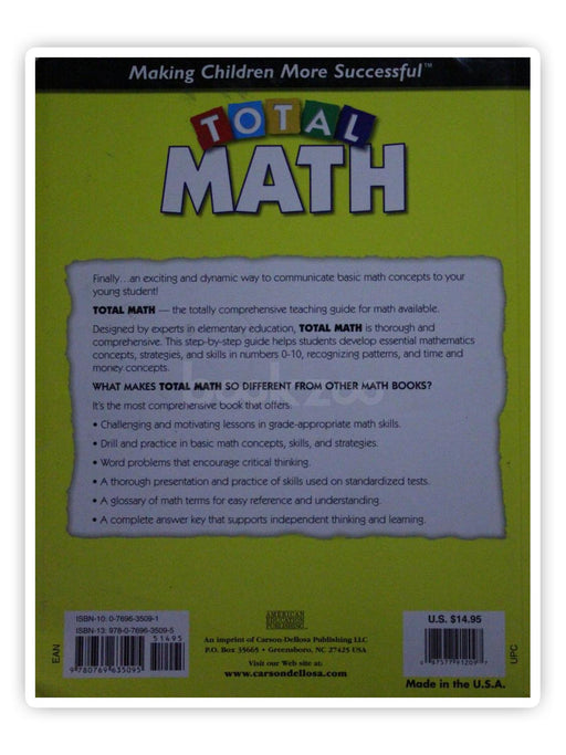 Total math: Preschool