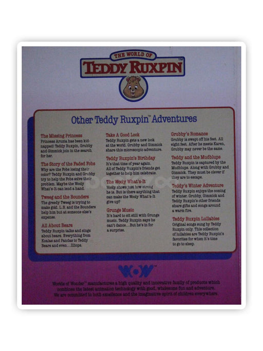 All About Bears: The World of Teddy Ruxpin