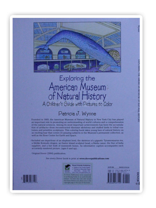 Exploring the American Museum of Natural History: A Children's Guide with Pictures to Color