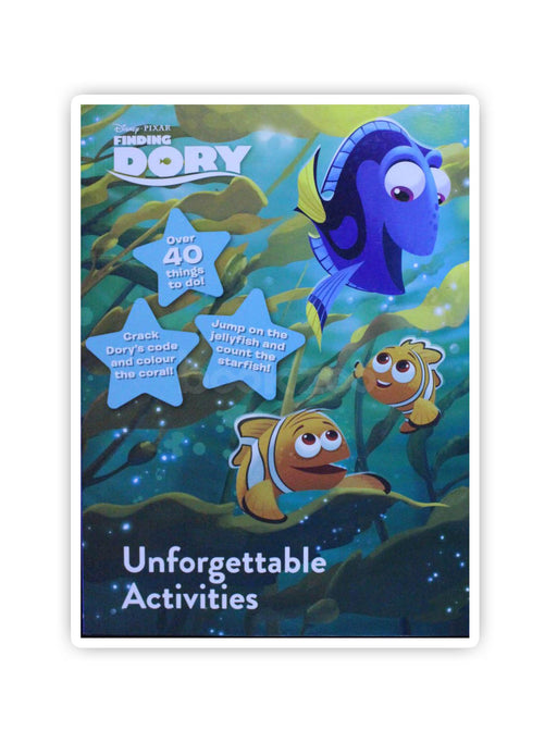 Disney Pixar Finding Dory Unforgettable Activities Colour, Sticker & Activity