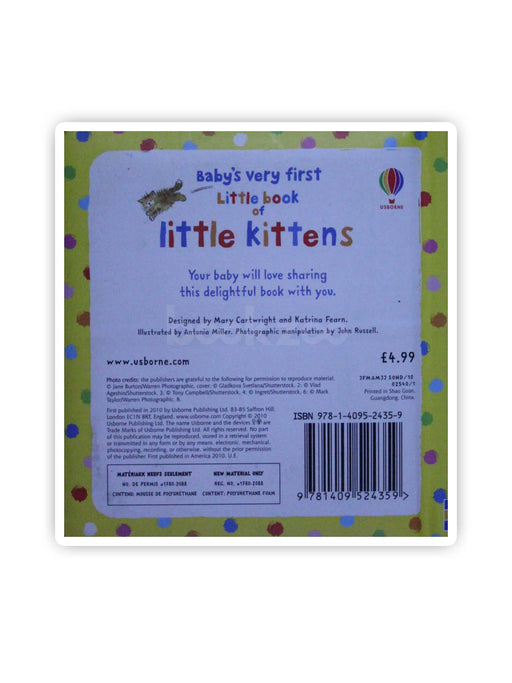 Little Book of Little Kittens (Baby's Very First Little Books)