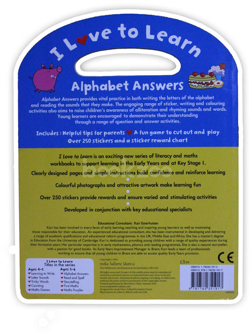 Alphabet Answers - I Love to Learn
