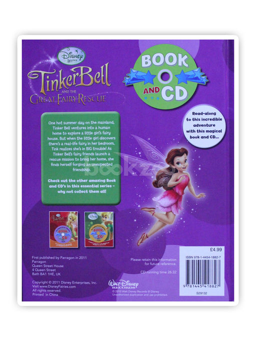 TinkerBell and the Great Fairy Rescue (Disney Storybook & CD)