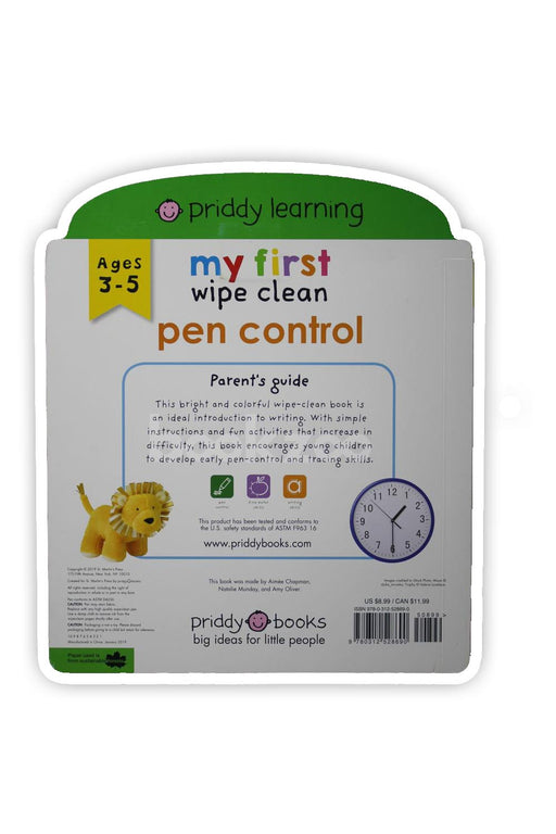 My First Wipe Clean: Pen Control