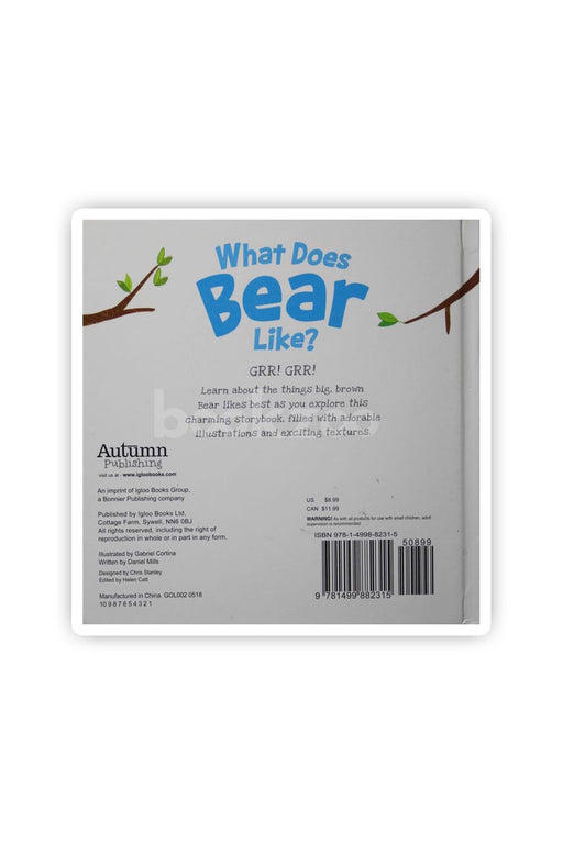 What Does Bear Like (Touch Feel): Touch Feel Board Book