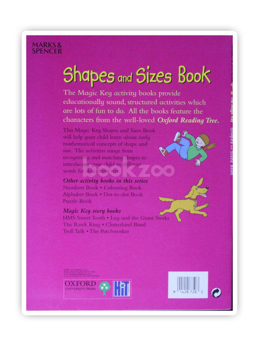 The magic key shapes and sizes book