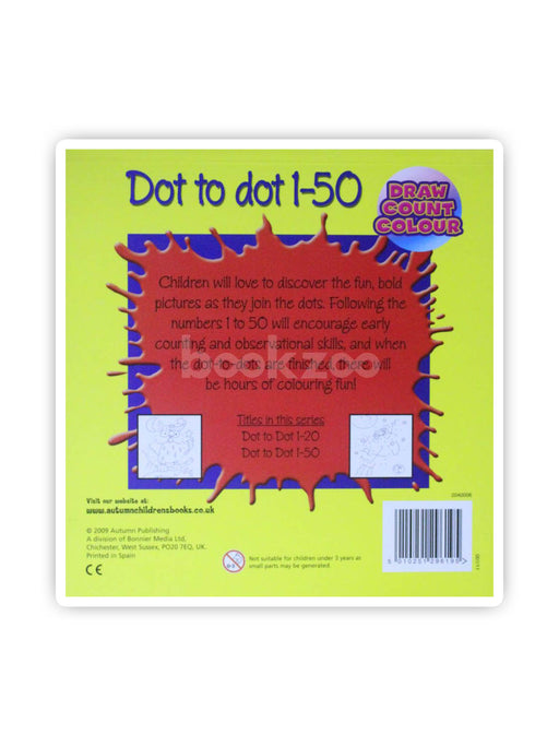 Dot to dot 1-50(Draw count colour)