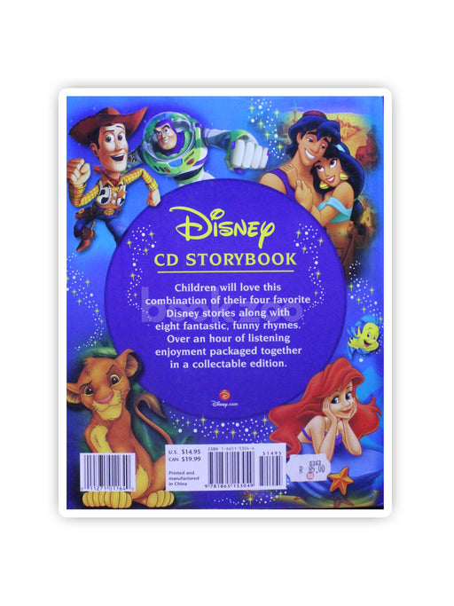 Disney CD Storybook - The Lion King, The Little Mermaid, Toy Story, Aladdin