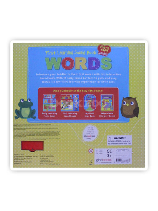 First Learning Sound Book: First Words