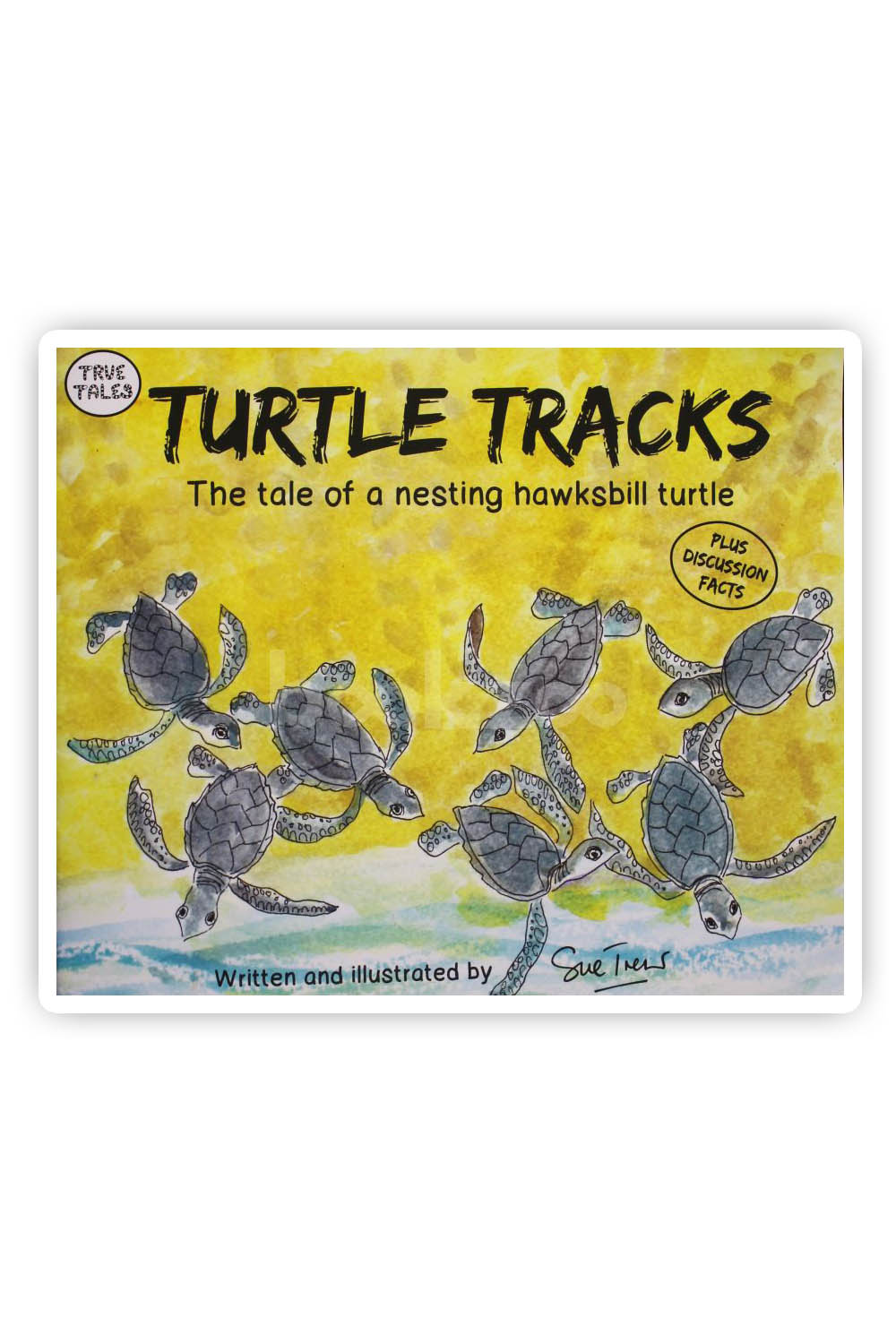 Buy Turtle Tracks the tale of the a nesting hawksbill turtle by Sue