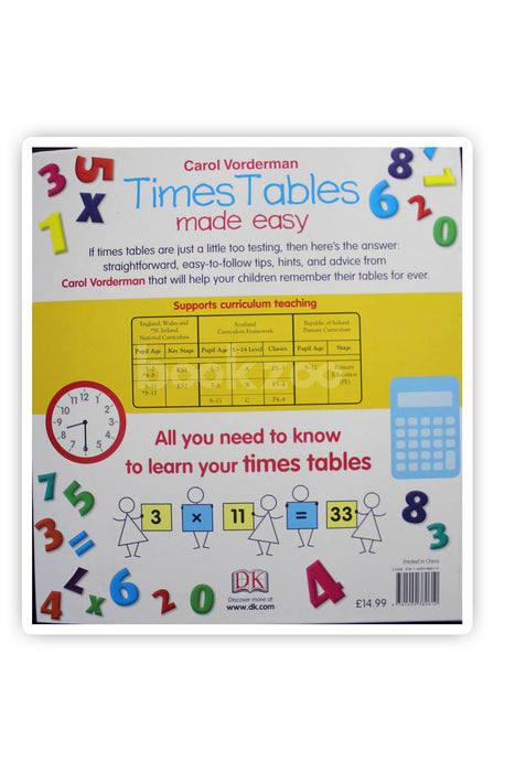 Carol Vorderman Times Table Made Easy