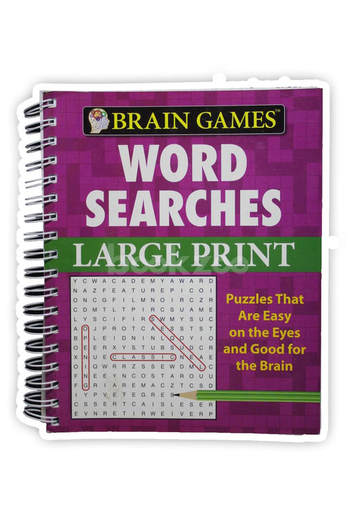 Brain Games - Word Searches - Large Print