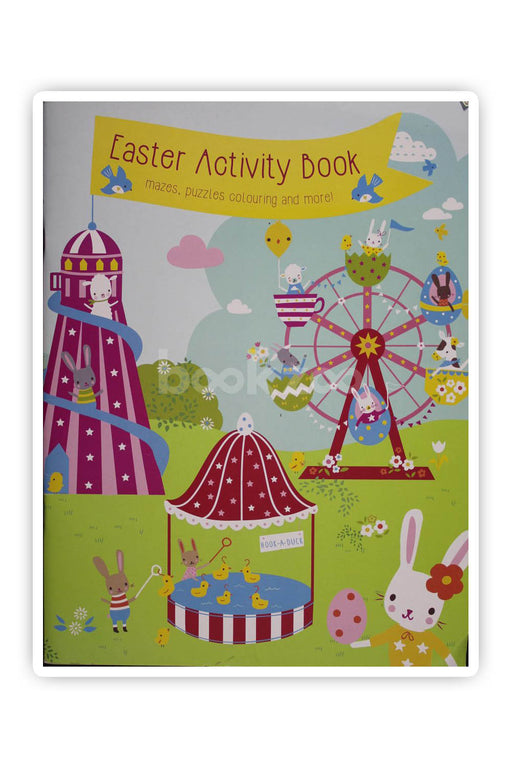 Easter activity book: Mazes, puzzles, colouring and morel!