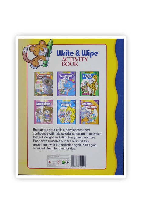 Get ready to print-write & wipe activity book