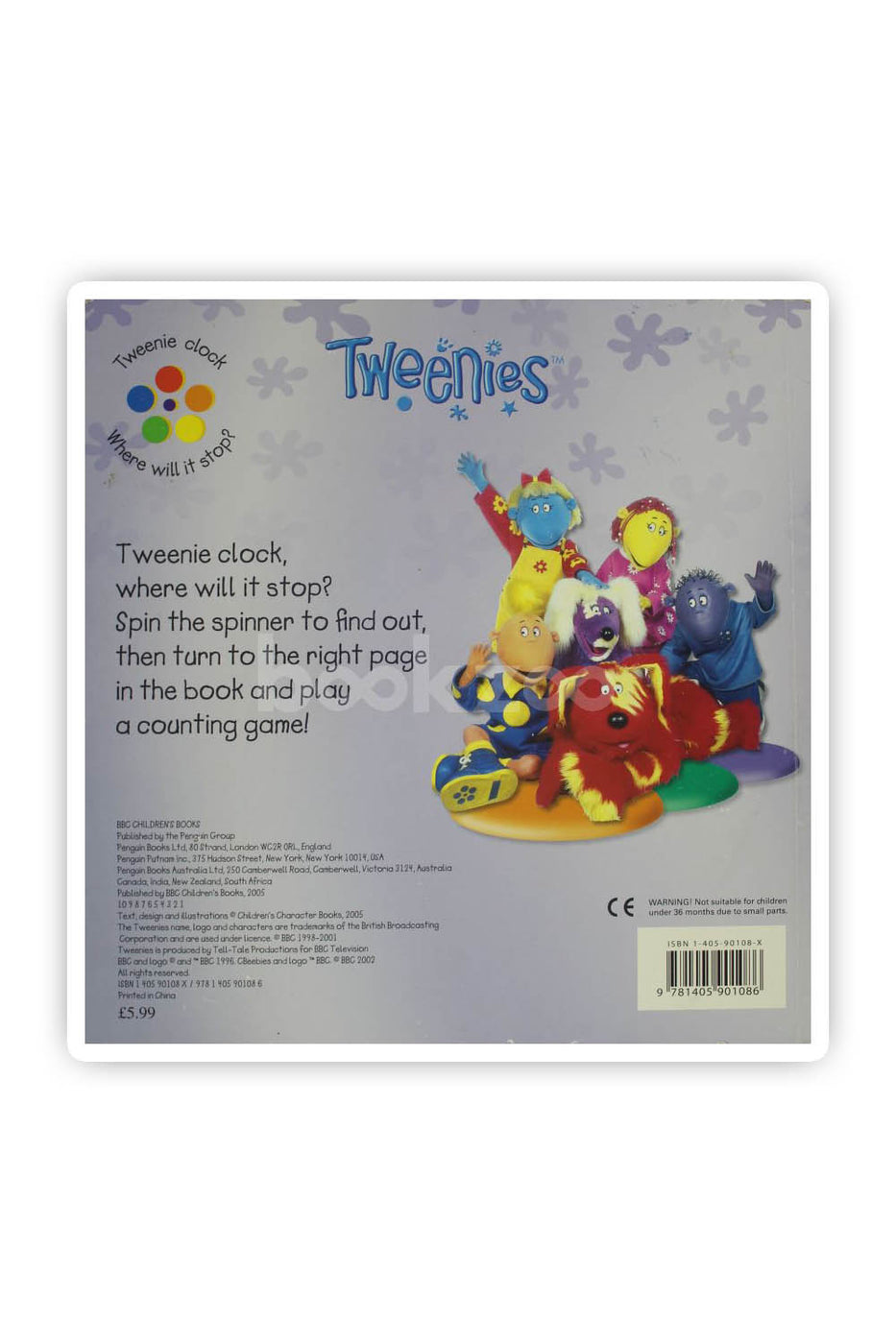 Buy Tweenies Tweenie Clock Spinner Book By Bbc Jenny Grinsted At Online Bookstore