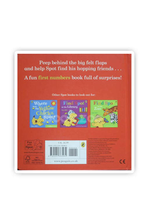 Where are the Five Frogs, Spot?: A numbers book with felt flaps