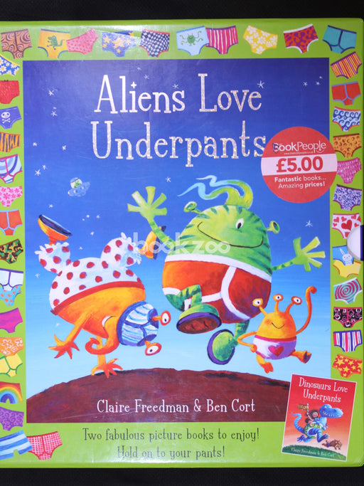 Aliens & Dinosaurs Love Underpants Collection - 2 Books